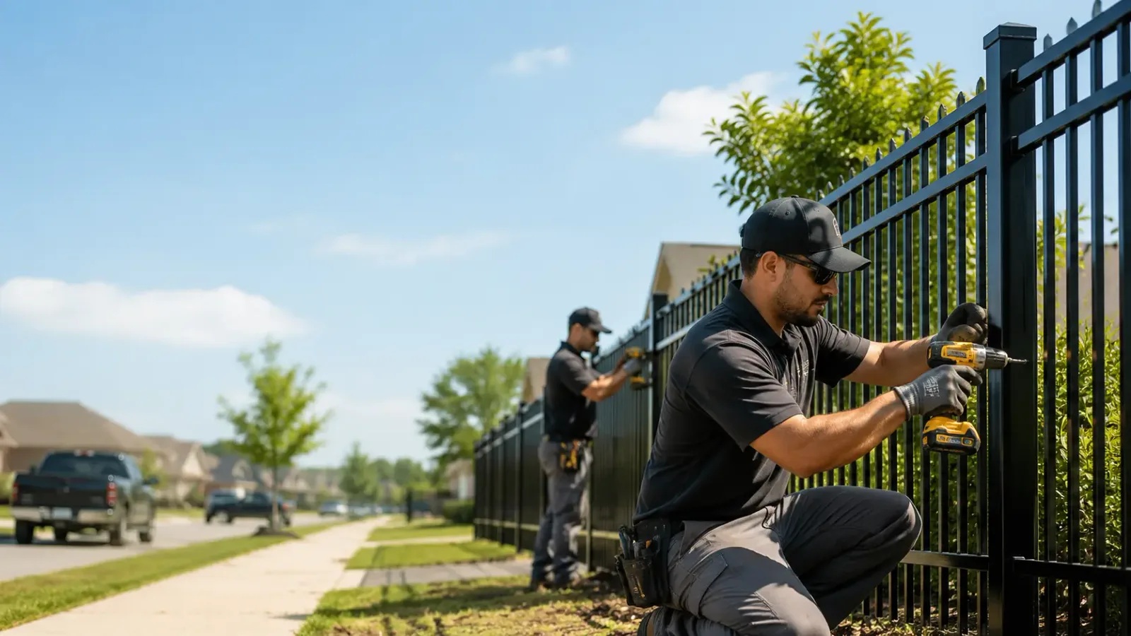 Metal Fence Installation in Arcadia, LA